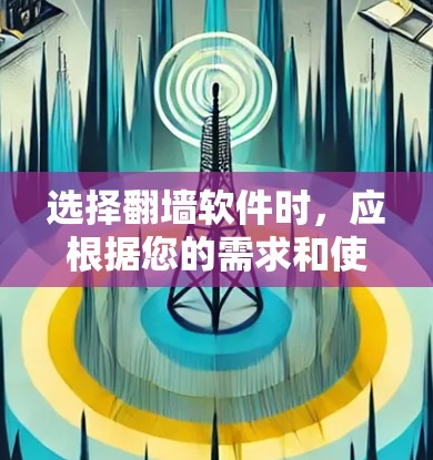 选择翻墙软件时，应根据您的需求和使用场景来决定。以下是对不同软件的总结