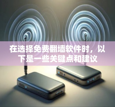 在选择免费翻墙软件时，以下是一些关键点和建议