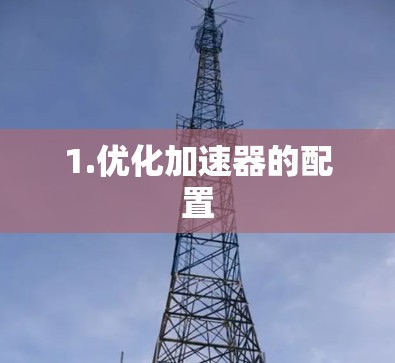 1.优化加速器的配置