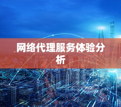 网络代理服务体验分析