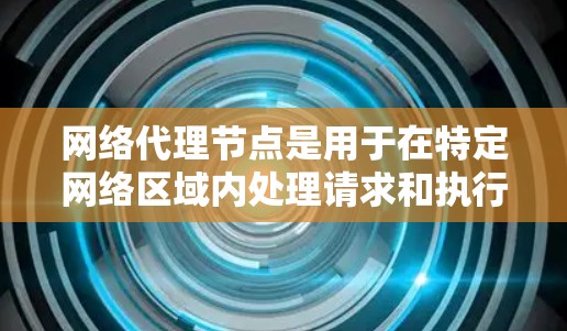 网络代理节点是用于在特定网络区域内处理请求和执行命令的节点，通常位于物理-虚拟网络连通域（PvNv）内，负责管理内部网络资源和服务。以下是网络代理节点的使用方法