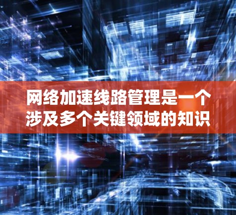 网络加速线路管理是一个涉及多个关键领域的知识点，可以从以下几个方面进行系统学习
